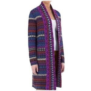 Tigerlily Women Luna‎ Cardigan Coatigan Colorful Artistic Luxe Sweater Small